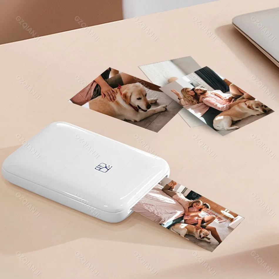 HPRT MT53 Wireless Mini Pocket Photo Printer - Print 2x3 Inch Color Photos Anytime, Anywhere!