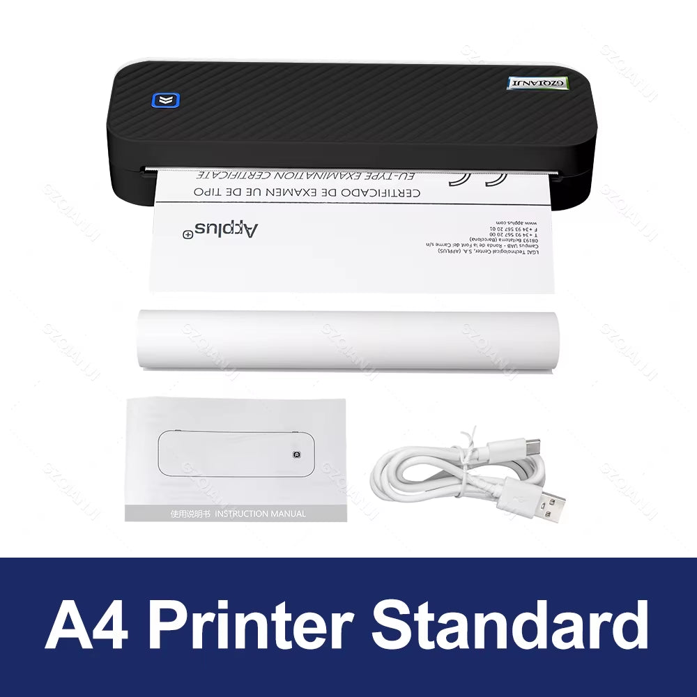 PrintEase Pro™ – Smart A4 Bluetooth Printer for Work & Travel