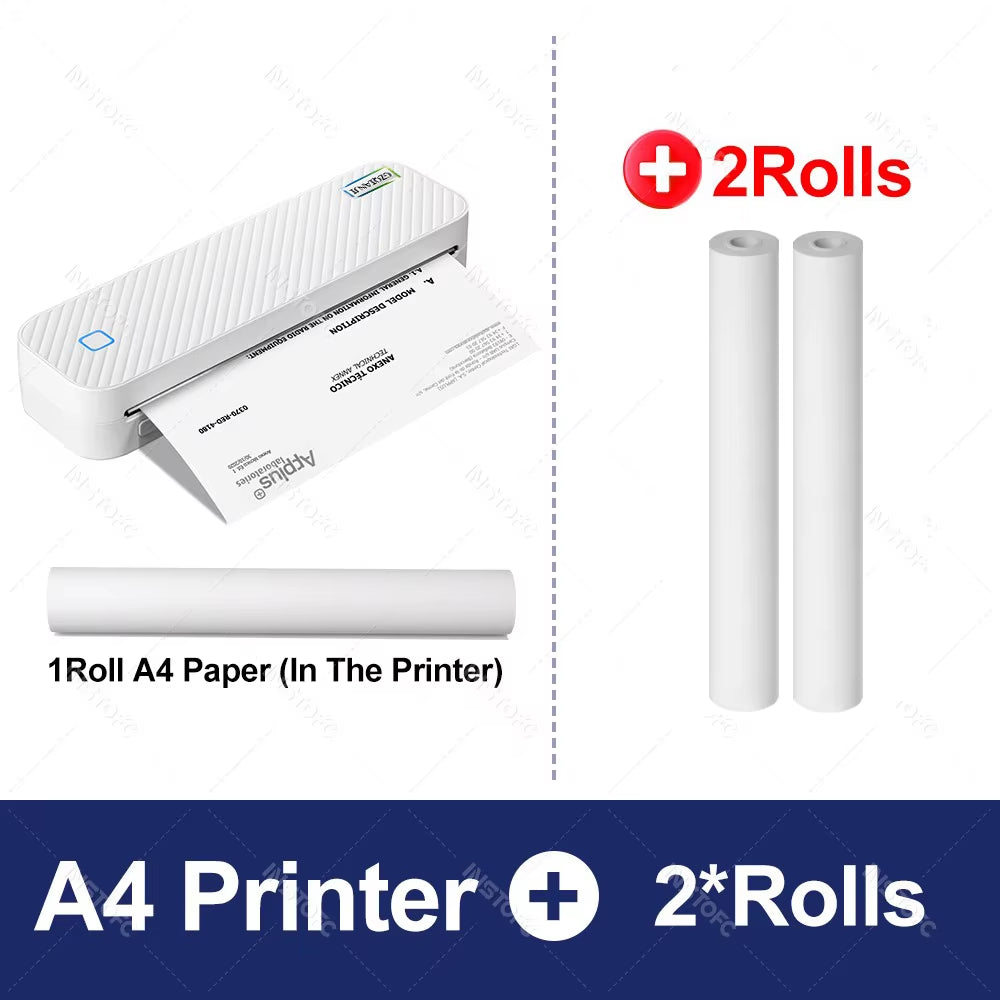 PrintEase Pro™ – Smart A4 Bluetooth Printer for Work & Travel